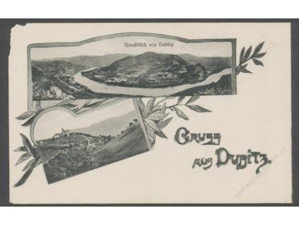69 - Ústecko, Dubice, 2 - záběrová koláž, cca 1912