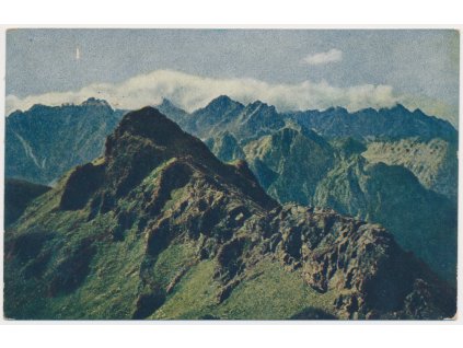 Slovensko, Vysoké Tatry, Široká 2221 m, cca 1921