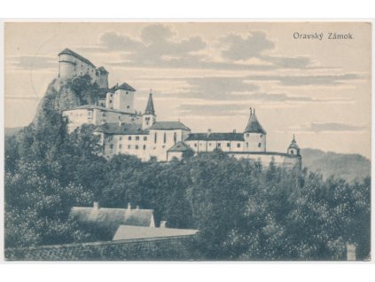 Slovensko, Oravský zámok, cca 1922