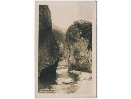 Slovensko, Slatina kúpele, Kamenné vrata, cca 1931