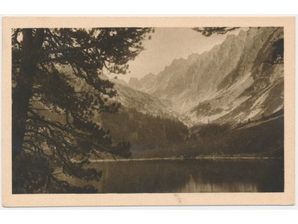 Slovensko, Vysoké Tatry, Popradské Pleso, cca 1935