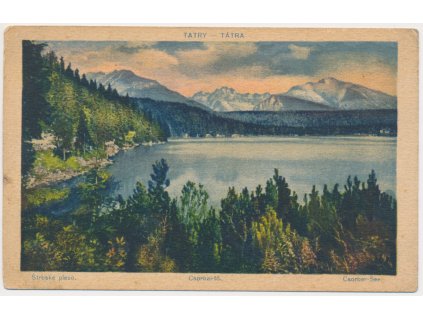 Slovensko, Vysoké Tatry, Štrbské Pleso, cca 1921