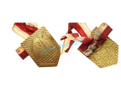 Rakousko - Uhersko, AE odznak XII. Eucharistický kongres, 1912, plech