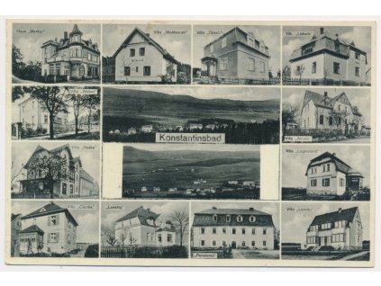 63 - Tachovsko, Konstantinovy Lázně (Konstantinbad), 14 - ti záběr, cca 1933