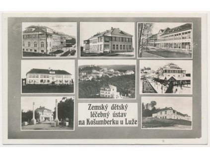 10 - Chrudimsko, Luže, Košumberk, 8 - mi záběr dětské léčebny, cca 1944