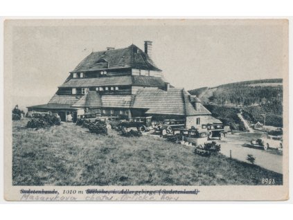 57 - Rychnovsko, Orlické hory, Masarykova chata, cca 1948