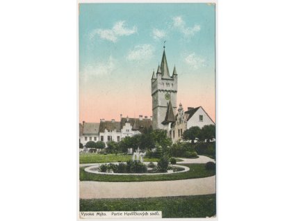 70 - Orlickoústecko, Vysoké Mýto, partie z Havlíčkových sadů, cca 1914