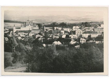 57 - Rychnov nad Kněžnou, celkový pohled, cca 1943