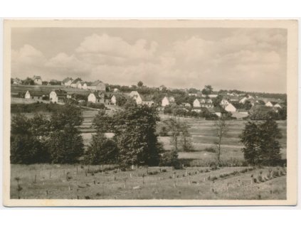 47 - Plzeňsko, Tlučná, celkový pohled, cca 1950