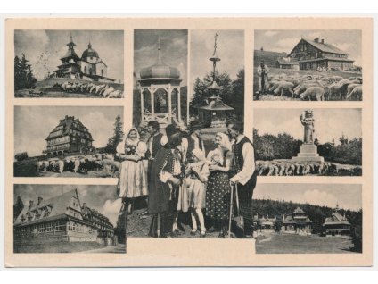 71 - Vsetínsko, Radhošť - Pustevny, 9 - ti záběr dominant, cca 1943