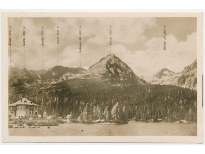 Slovensko, Vysoké Tatry, Štrbské Pleso, cca 1949