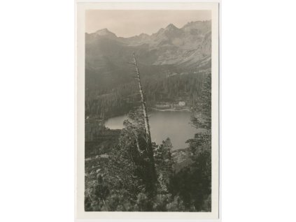 Slovensko, Vysoké Tatry, Popradské Pleso, cca 1949