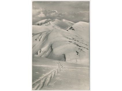 Slovensko, Nízke Tatry, Pohl'ad od Chabenca, cca 1952
