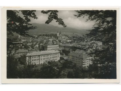 Slovensko, Banská Bystrica, celkový pohled, cca 1949