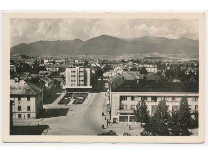 Slovensko, Turčiansky Svätý Martin (Martin), celkový pohled, cca 1945