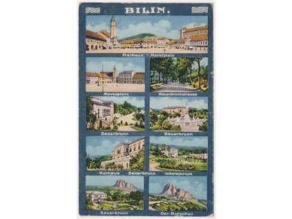 65 - Teplicko, Bílina, 9 - ti záběr dominant města, cca 1919