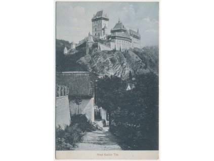 02 - Berounsko, Karlův Týn, Karlštejn, hrad a podhradí, cca 1911