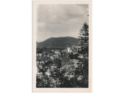 71 - Vsetínsko, Rožnov pod Radhoštěm, pohled na město, cca 1943