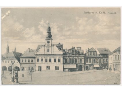 57 - Rychnov nad Kněžnou, partie z náměstí, cca 1930