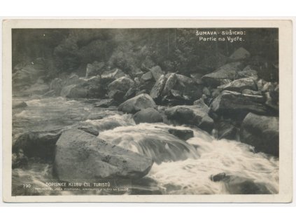 28 - Klatovsko, Šumava, Sušicko, Partie na Vydře, cca 1929