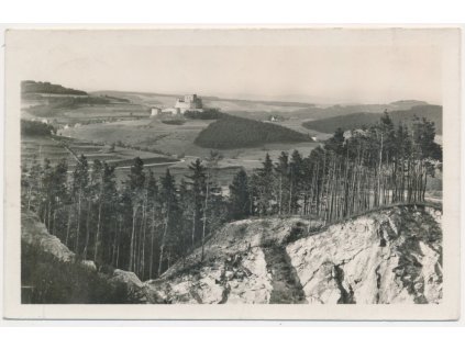 28 - Klatovsko, Šumava, hrad Rábí a okolí, cca 1940