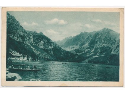 Slovensko, Vysoké Tatry, Popradské pleso, cca 1931