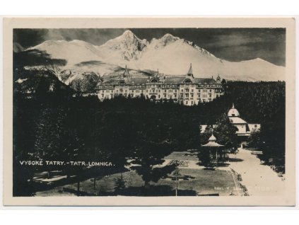 Slovensko, Vysoké Tatry, Tatranská Lomnica, cca 1932