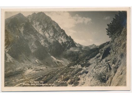 Slovensko, Vysoké Tatry, Sliezsky dom, Gerlachovka, Velický, cca 1932
