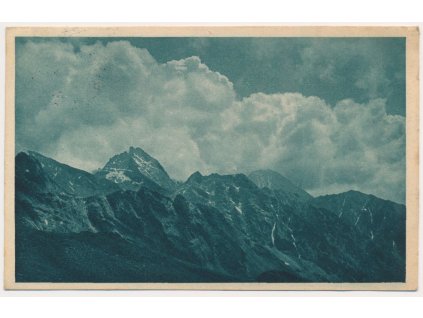 Slovensko, Vysoké Tatry, Rysy, Vysoká, Kopky, Končistá, cca 1930