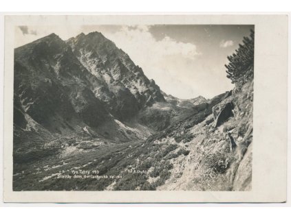 Slovensko, Vysoké Tatry, Sliezsky dom, Gerlachovka, Velický, cca 1931