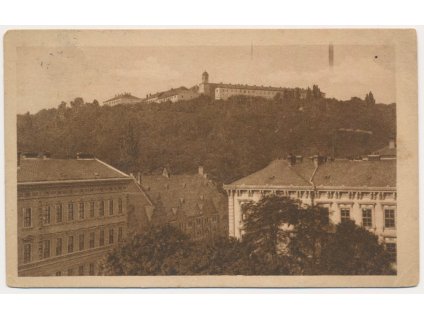 04 - Brno, pohled na hrad Špilberk, cca 1926