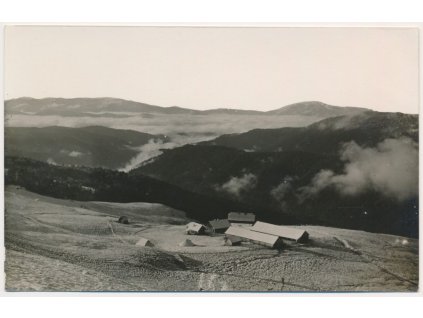 Ukrajina, Rachov, pohled do údolí, cca 1936