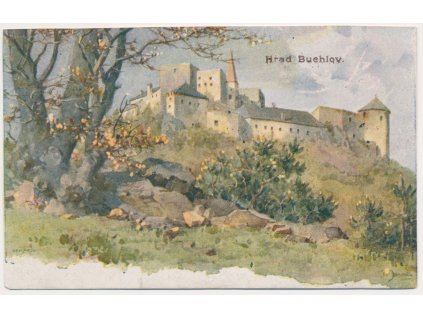 68 - Uherskohradišťsko, hrad Buchlov, cca 1921