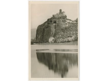 69 - Ústí nad Labem, zřícenina hradu Střekov, cca 1951