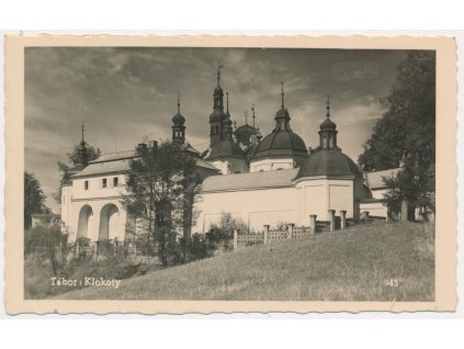 64 - Tábor, Poutní kostel Klokoty, cca 1941