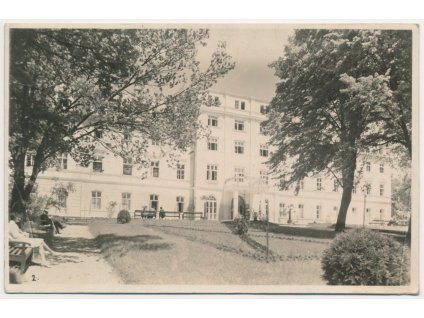 63 - Tachovsko, Konstantinovy Lázně, Léčebný ústav, Kurhaus, cca 1937