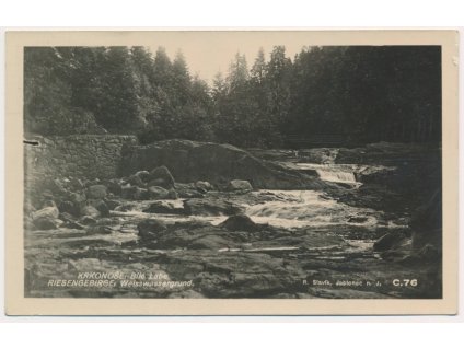 66 - Trutnovsko, Krkonoše, Bílé Labe (Weisswassergrund), cca 1946