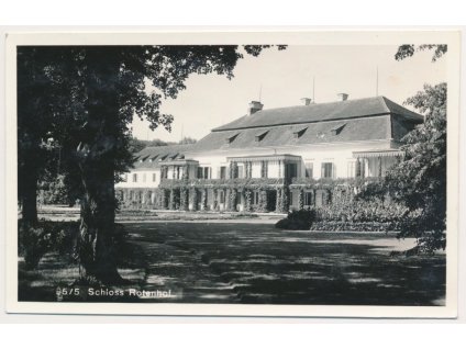 13 - Českokrumlovsko, Červený dvůr, Schloss Rotenhof, cca 1935