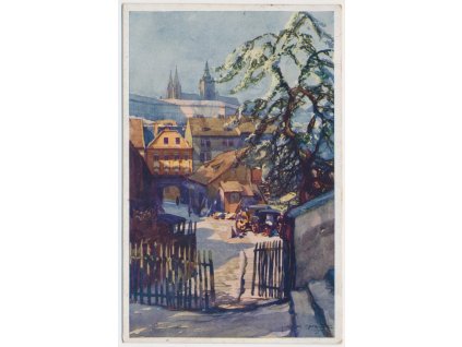 49 - Praha, "Pod Schönbornskou zahradou", cca 1924