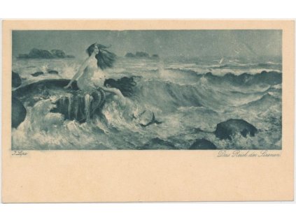 Akty, sestava 5 ks pohlednic, cca 1925