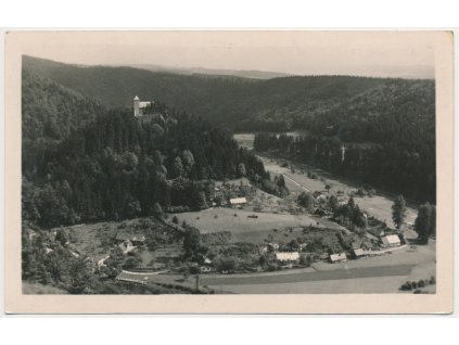 70 - Orlickoústecko, Litice nad Orlicí, celkový pohled, cca 1949