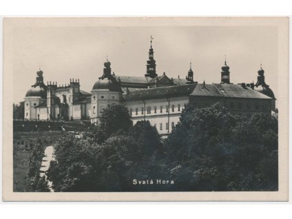 54 - Příbramsko, Svatá Hora v Čechách, poutní místo, cca 1942