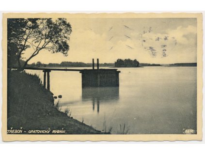 24 - Jindřichohradecko, Třeboň, Opatovický rybník, cca 1949