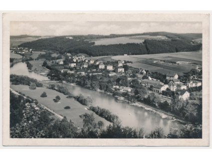 01 - Benešovsko, Hvězdonice, celkový pohled, cca 1943