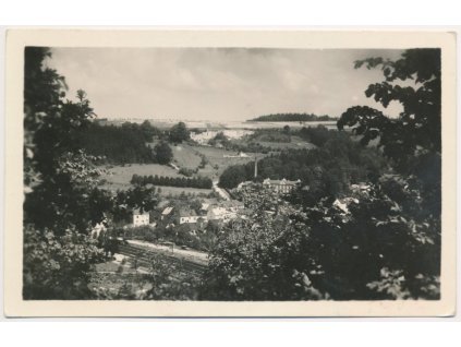 70 - Orlickoústecko, Brandýs nad Orlicí, celkový pohled, cca 1948