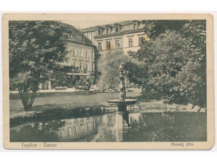 65 - Teplice - Šanov, Panský dům, cca 1925