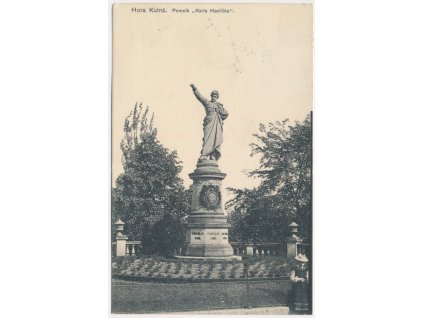 31 - Kutná Hora, pomník Karla Havlíčka Borovského, cca 1912