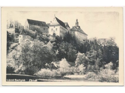 64 -Táborsko, Bechyně, Zámek, cca 1954