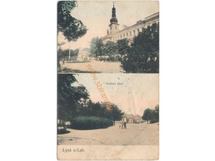 40 - Nymbursko, Lysá nad Labem, 2 - záběr dominant, cca 1906