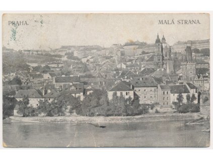 49 - Praha, Malá Strana, celkový pohled, cca 1913